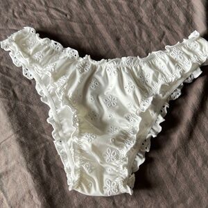 H&M white bikini bottoms